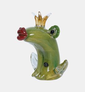 Crystal Frog Pair Princess Sculpture
