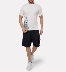 Y-3 Logo-print Crewneck T-shirt, Model View