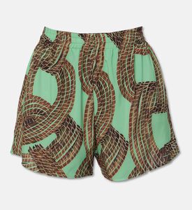 Karla Vivian High-waisted Printed Shorts, Packshot View