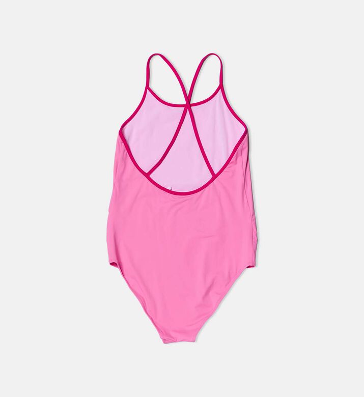 Zigzag Logo-print One-piece Swimsuit