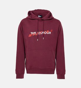 سويت شيرت قطن بطبعة وات إذ