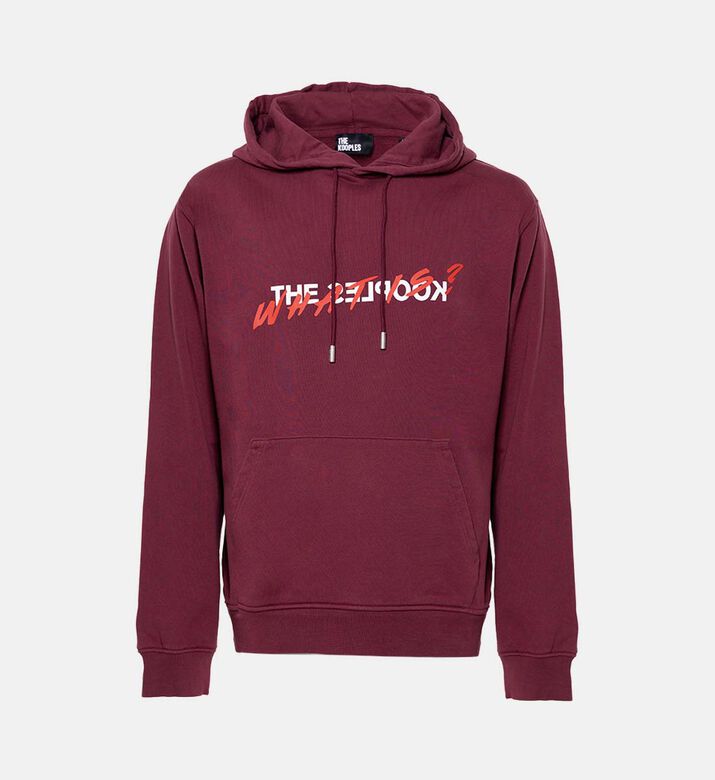 سويت شيرت قطن بطبعة وات إذ