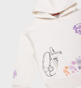 Girl Artwork Hooded Sweatshirt