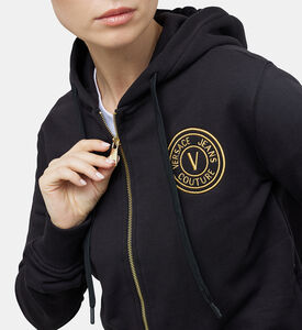 سترة بغطاء رأس قطن وصوف