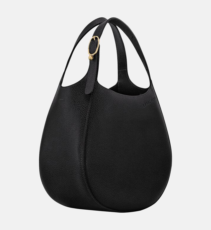 Longchamp Le Foulonne Top Handle Bag, Black, Packshot View