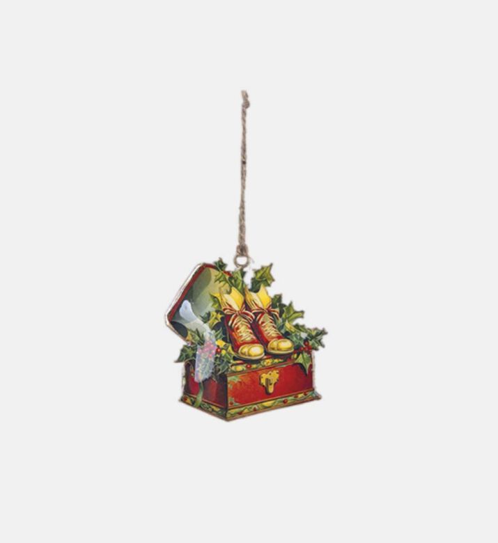 Gift Box Themed 3-piece Ornament Set