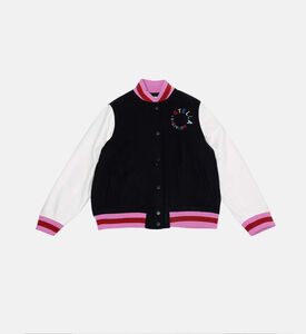 سترة جيرسي بأزرار بشعار الماركة