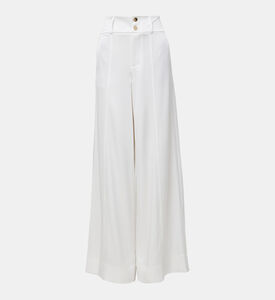 بنطال مامي بساق عريضة عالية الارتفاع