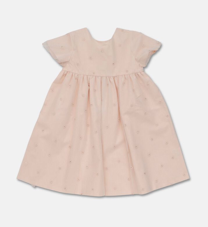 Jules & Juliette Paris Cotton Embroidered Short-sleeve Dress, Packshot View