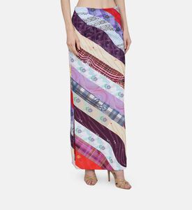 High-waisted Printed Skirt