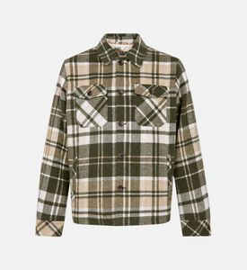 قميص علوي من مزيج الصوف المصقول