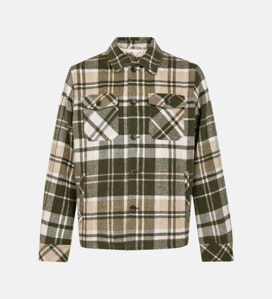 Brushed Wool-blend Overshirt