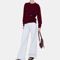 Ilaria Wool-cashmere Gathered Ring Sweater