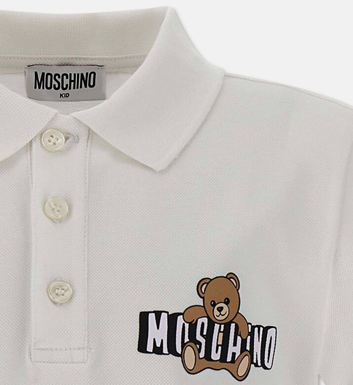 Moschino BKT Printed Bear Polo Shirt, Packshot View