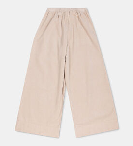 بنطال قطني واسع الساق