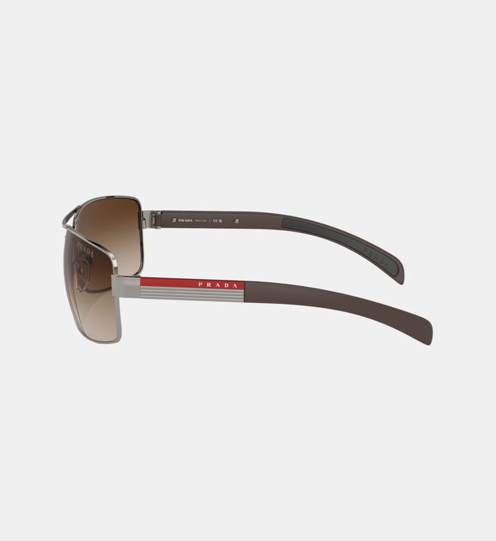 Double-bridge Rectangular Sunglasses 65