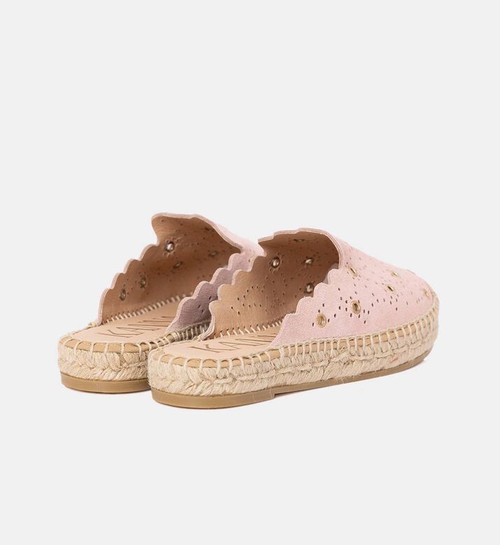 حذاء مفتوح من الخلف أسود بنعل جوت