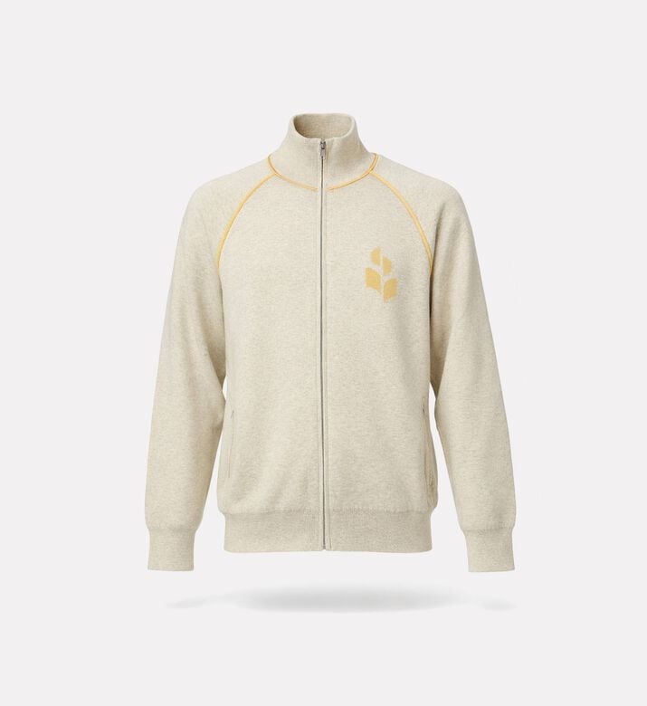 Marant Homme Sergio Intarsia Logo Ribbed Cardigan, Packshot View