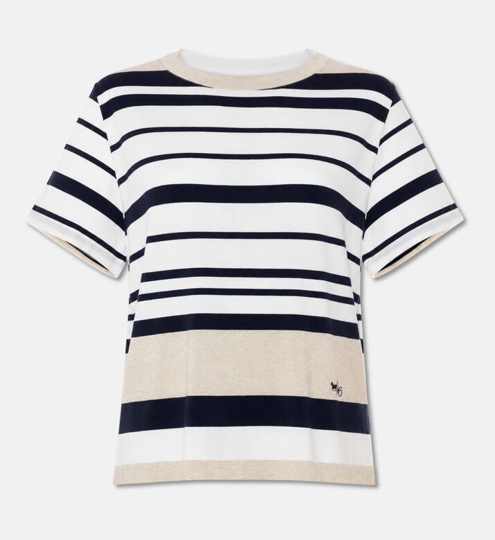 Weill Breton Stripe Knit T-shirt, Dark-blue, S, Packshot View