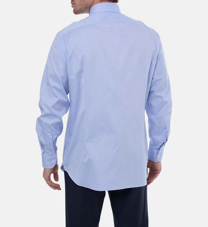 قميص كلاسيكي قطن بصف أزرار