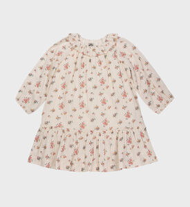 فستان داريا من الشاش المزدوج بطبعات الزهور