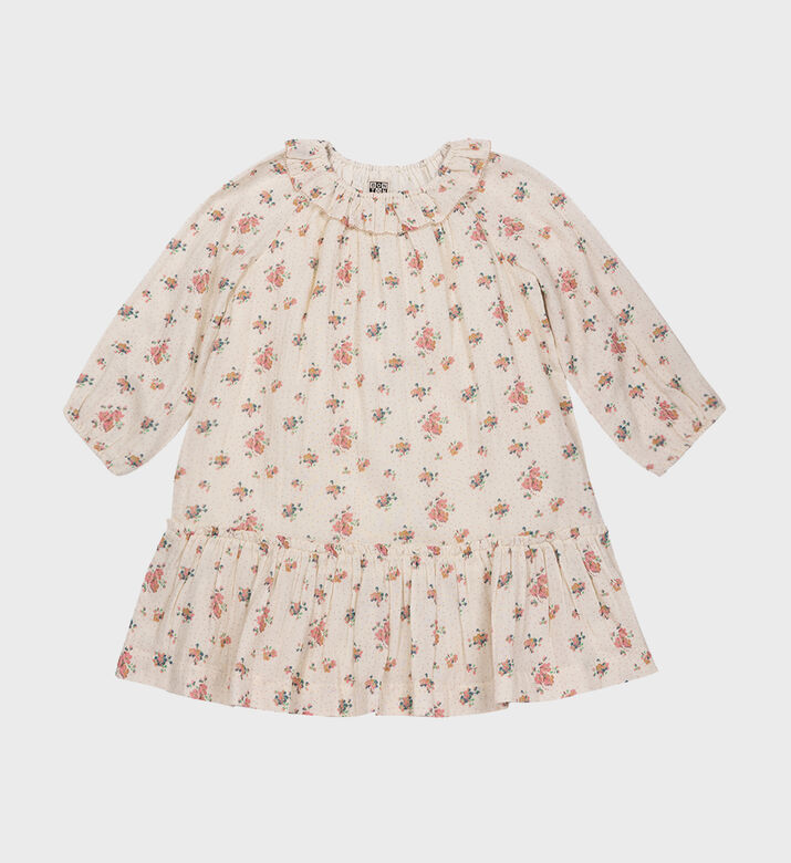 Daria Double Gauze Flower-print Dress