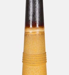 مزهرية قلادة من البرونز من خشب داتوجا