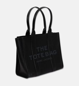 Marc Jacobs The Large Leather Tote Bag, Black, Packshot View
