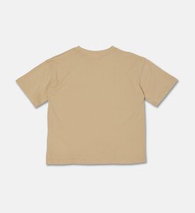 Hugo Cotton Jersey Chest-print Short-sleeve T-shirt, Grey, 6y, Packshot View