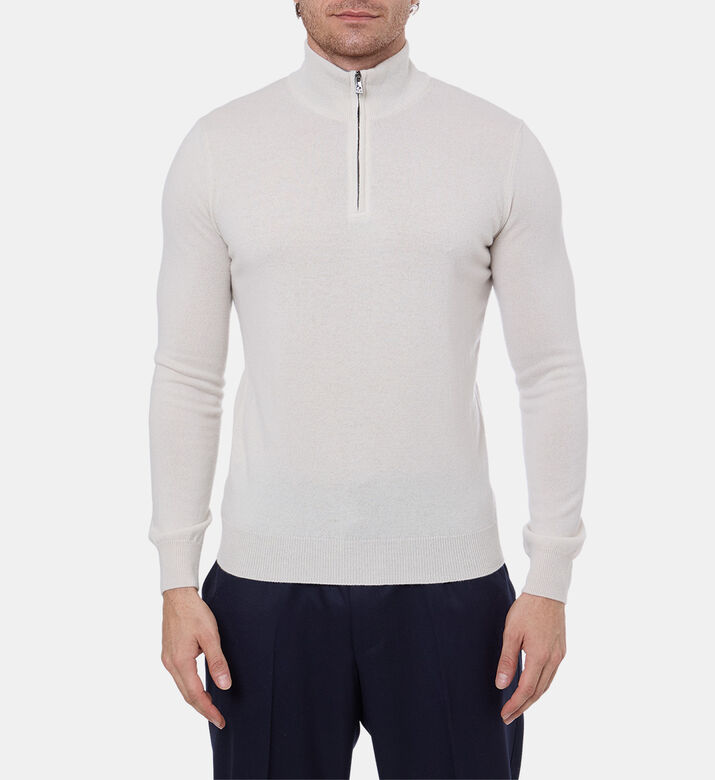 Corneliani Shirt Knit, Natural, 50, Model View