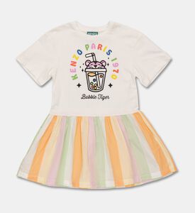 Kenzo Striped Glossy Poplin Dress, Packshot View