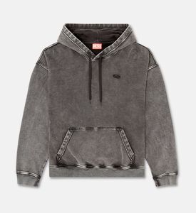 Diesel Logo-detail Acid-wash Hoodie, Packshot View