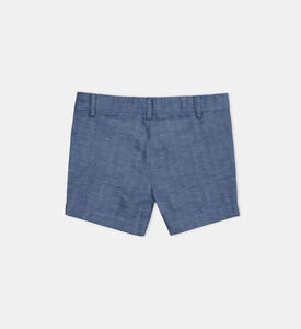 Denis Cotton Front Buttons Shorts Denis Cotton Front Buttons Shorts
