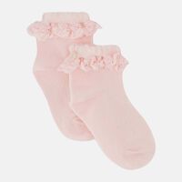 Ruffled Trims Socks