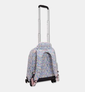 Kipling Digi Flower Wheeled Backpack, Packshot View
