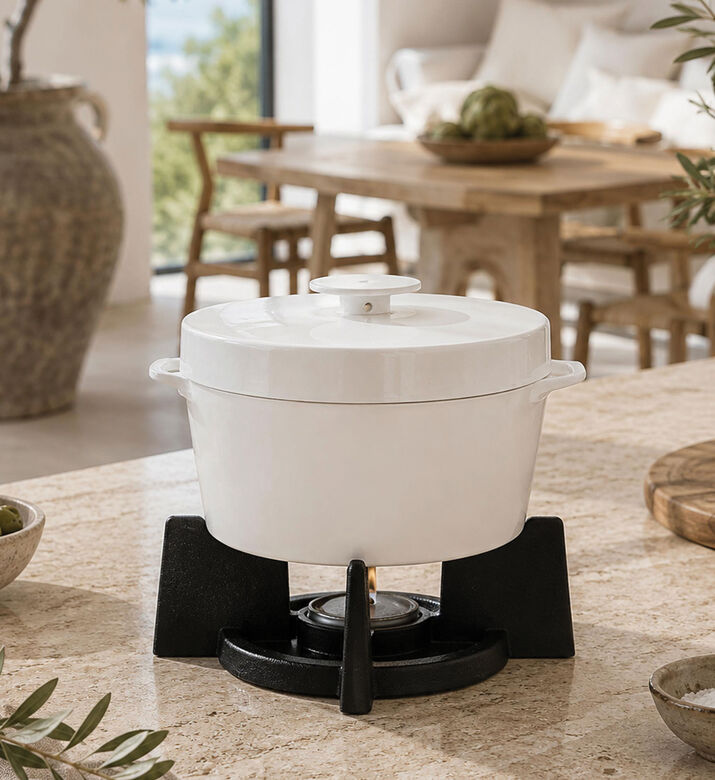 Boska Concrete Round Cheese Baker, Packshot View