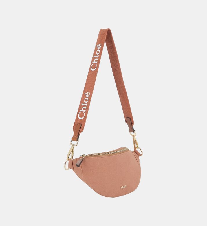 Logo-print Strap Curved Bum Bag