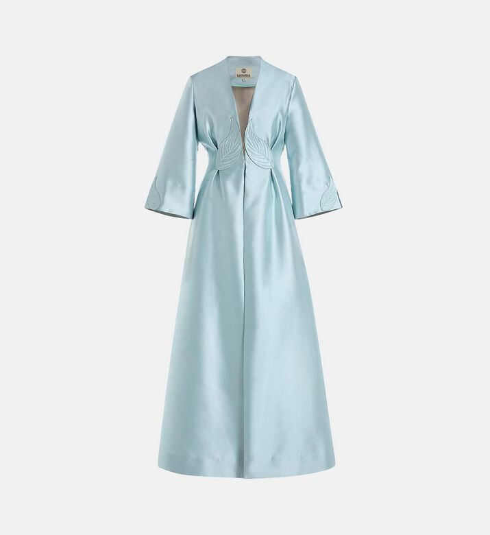 Alia Leaf-applique Kaftan