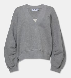 The Attico V-neck Oversized Sweatshirt, Packshot View