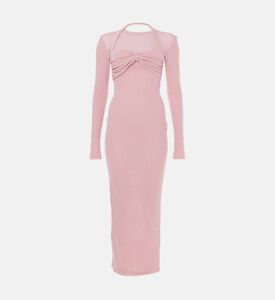 Mesh Long-sleeve Dress Mesh Long-sleeve Dress