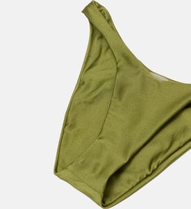 Solid High-cut Bikini Bottom