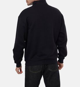 Les Deux Embroidered Half-zip Sweatshirt, Model View
