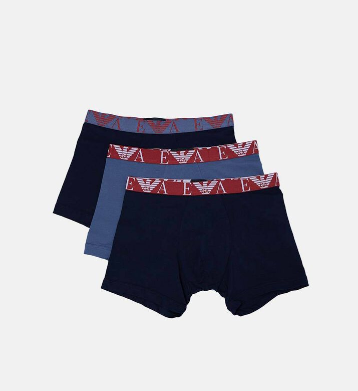 Cotton Contrasted Logo 3-pack Briefs