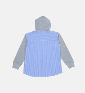 Moschino BKT Striped Hooded Shirt, Packshot View