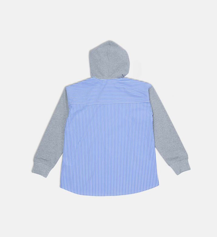Moschino BKT Striped Hooded Shirt, Packshot View Moschino BKT Striped Hooded Shirt, Packshot View