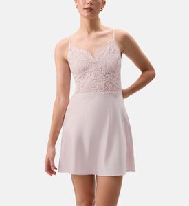 Rya Serenade Floral-embroidery Sleeveless Chemise, Model View