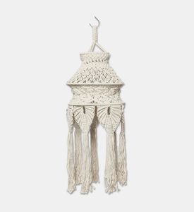 Home Deco and More Velue Natural Cotton Macrame Chandelier, Packshot View