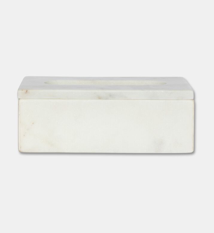 Home Deco and More Simon Marble Tissue Box, Packshot View