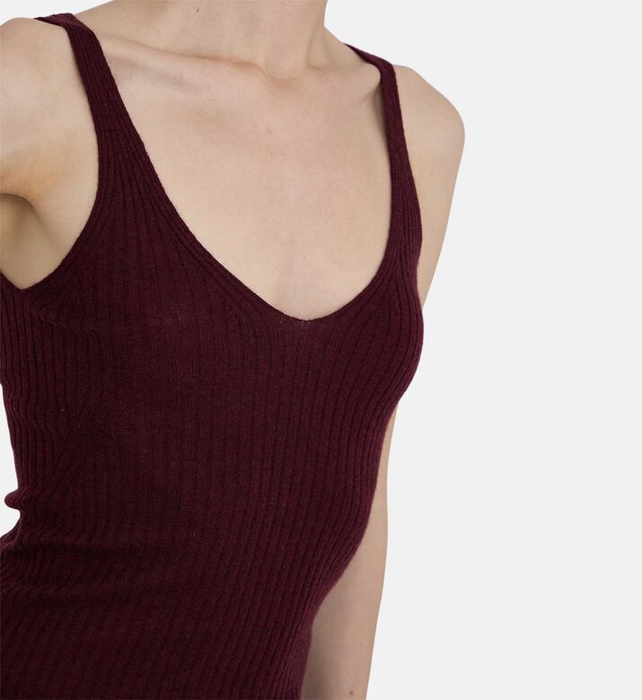 Nora Ribbed Sleeveless Top