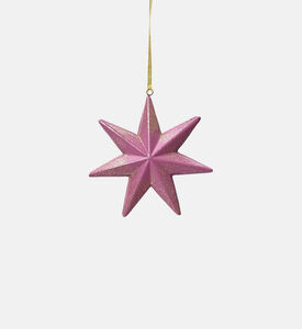 Mdf Glitted Star-shaped Ornament Mdf Glitted Star-shaped Ornament